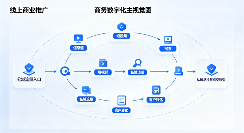 舒兰市线上商业推广怎么做？全域流量闭环搭建与低成本转化实战指南